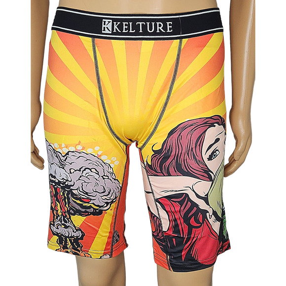 KLTURE KELTURE Men's Underwear Designer Stretch Long Boxer Briefs Explosion 2XL - Picture 1 of 7